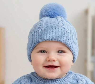 STEH800-B  Blue "Zero" Cable Hat (NB-12 months)