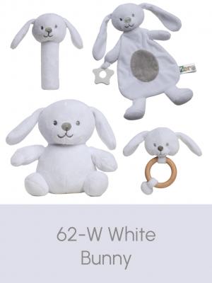 Soft Touch Zero 4ERT62-W 5023797611667 STERT62-W White Eco Bunny Ring Rattle