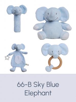 Soft Touch Zero 4ERT66-B 5023797611681 STERT66-B Sky Eco Elephant Ring Rattle