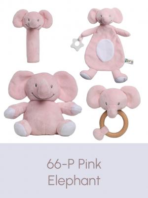 Soft Touch Zero 4ERT66-P 5023797611704 STERT66-P Pink Eco Elephant Ring Rattle