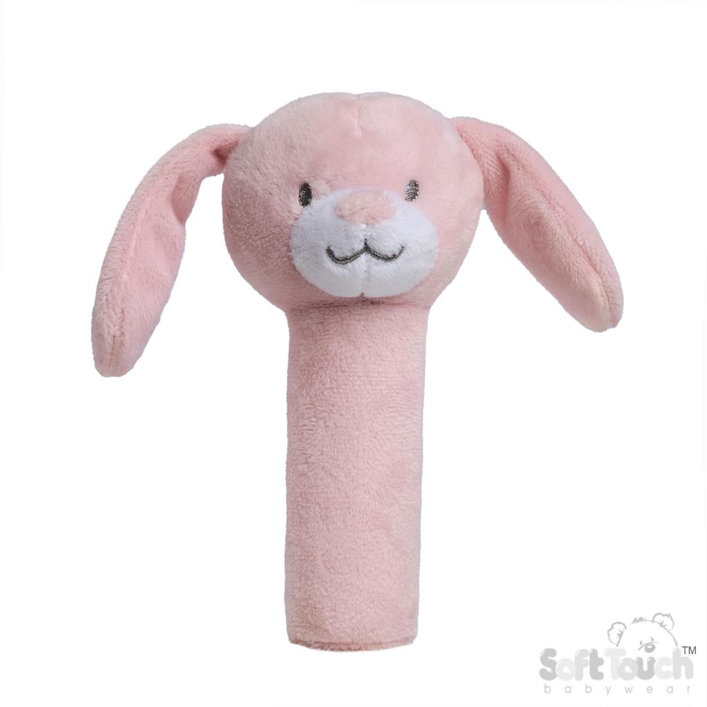 Soft Touch Zero 4ESQ62-P 5023797611711 STESQ62-P Pink Eco Rabbit squeaky toy