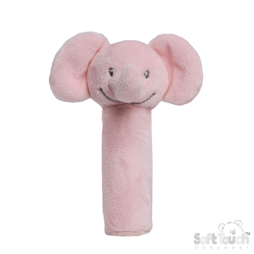Soft Touch Zero 4ESQ66-P 5023797611766 STESQ66-P Pink Elephant squeaky toy