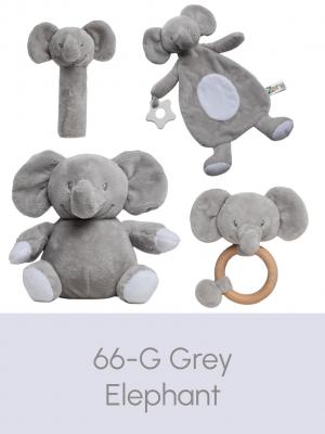 Soft Touch Zero 4ETE66-G 5023797611810 STETE66-G Grey Eco Elephant Toy 15cm