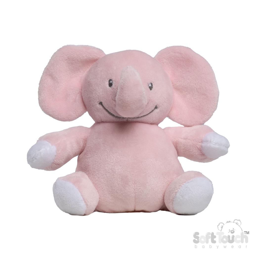Soft Touch Zero 4ETE66-P 5023797611827 STETE66-P Pink Eco Elephant Toy 15cm