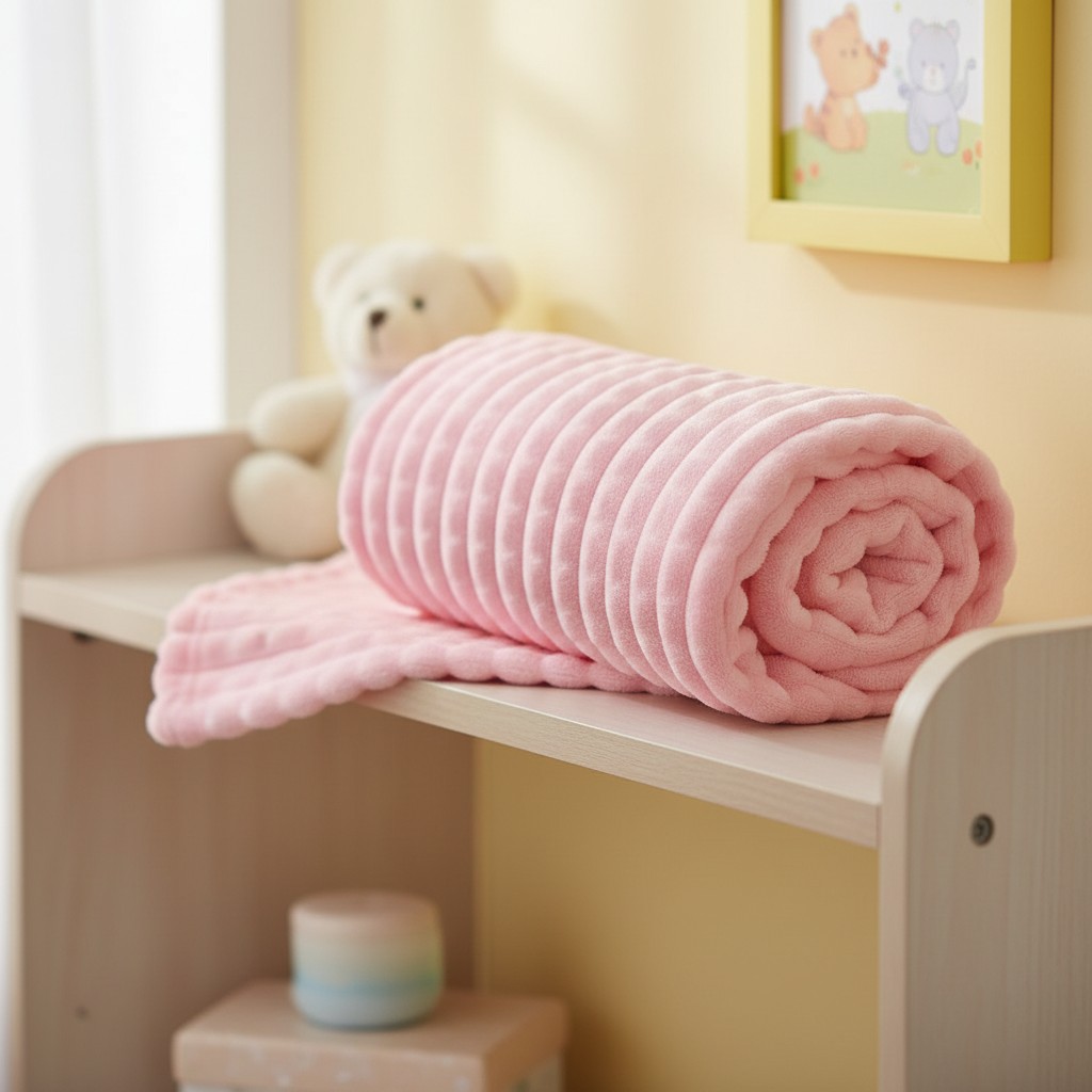 Soft Touch 4FBP165-P 5023797312731 STFBP165-P Pink  Wafer Waffle Wrap