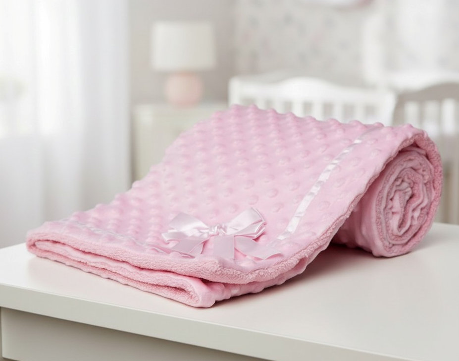 Soft Touch 4FBP242 5023797314131 STFBP242-P Pink Bubble Wrap with Sherpa