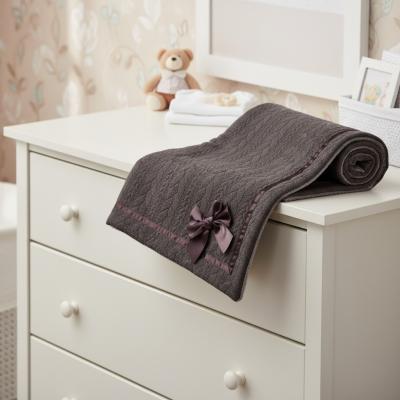STFBP246-CGr  Grey Cable wrap with sherpa back 