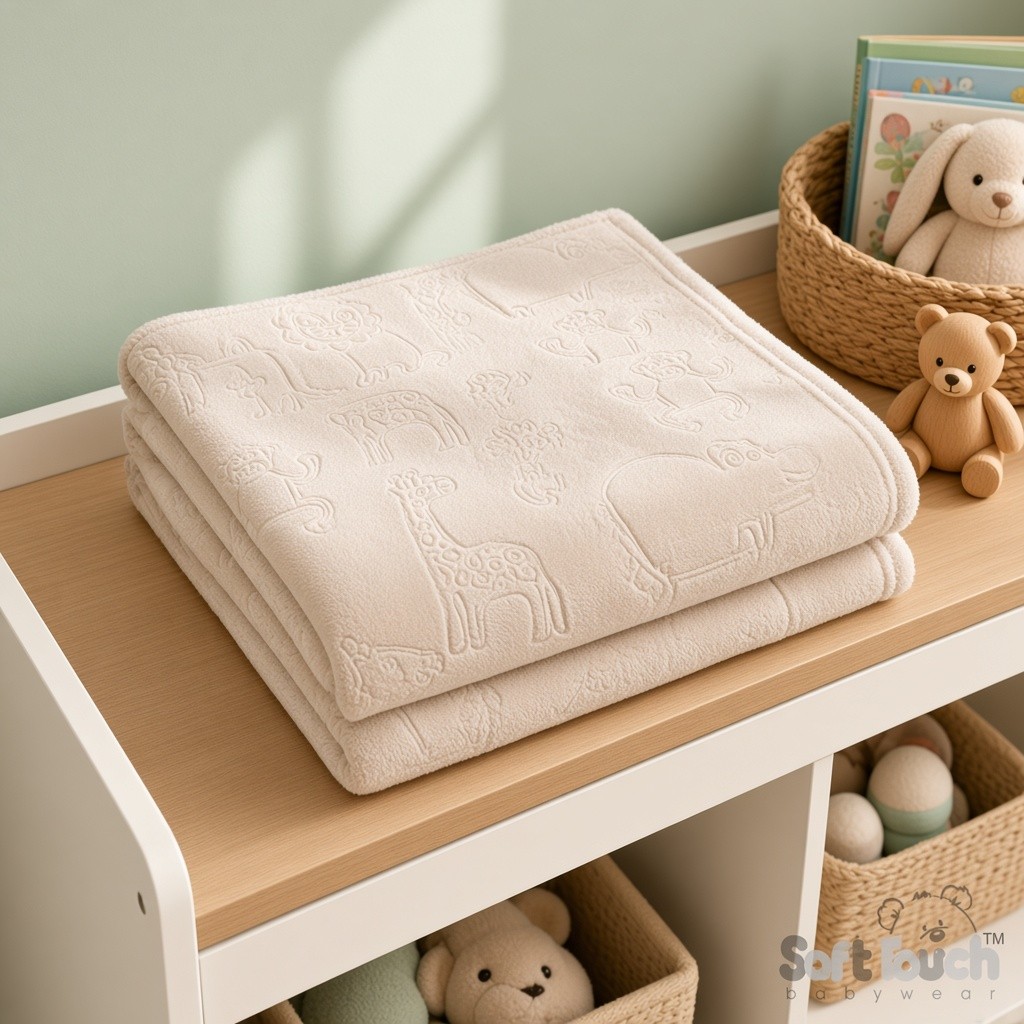 Soft Touch 4FBP300 50237973144490 STFBP301-BI Biscuit "Animals" Embossed Wrap