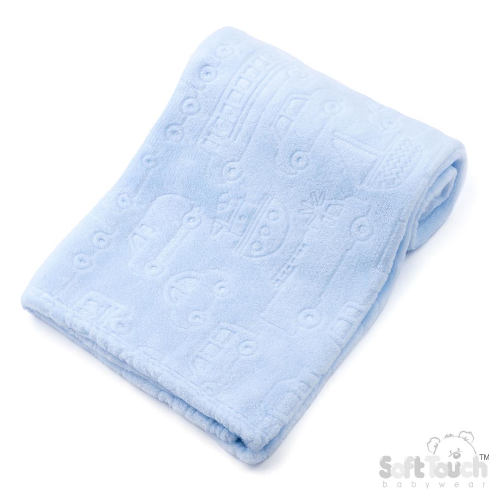 Soft Touch 4FBP305 5023797314537 STFBP305-Bl Sky "Vehicles" embossed wrap