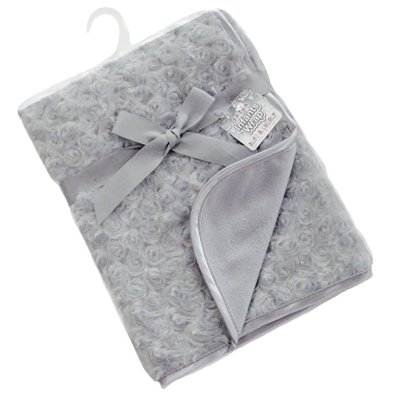 Soft Touch FBP66-G 5023797304286 STFBP66-G  Grey Rosebud Wrap with hanger