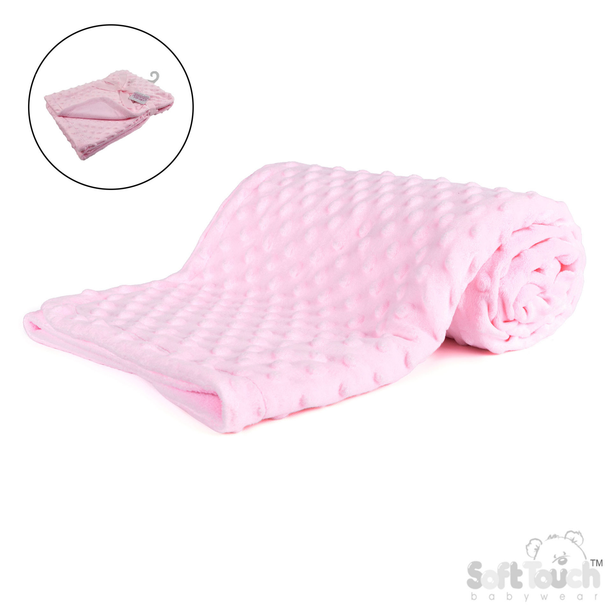 Soft Touch 4fbp80-P 5023797304231 STFBP80-P-A Pink Bubble Wrap on Hanger