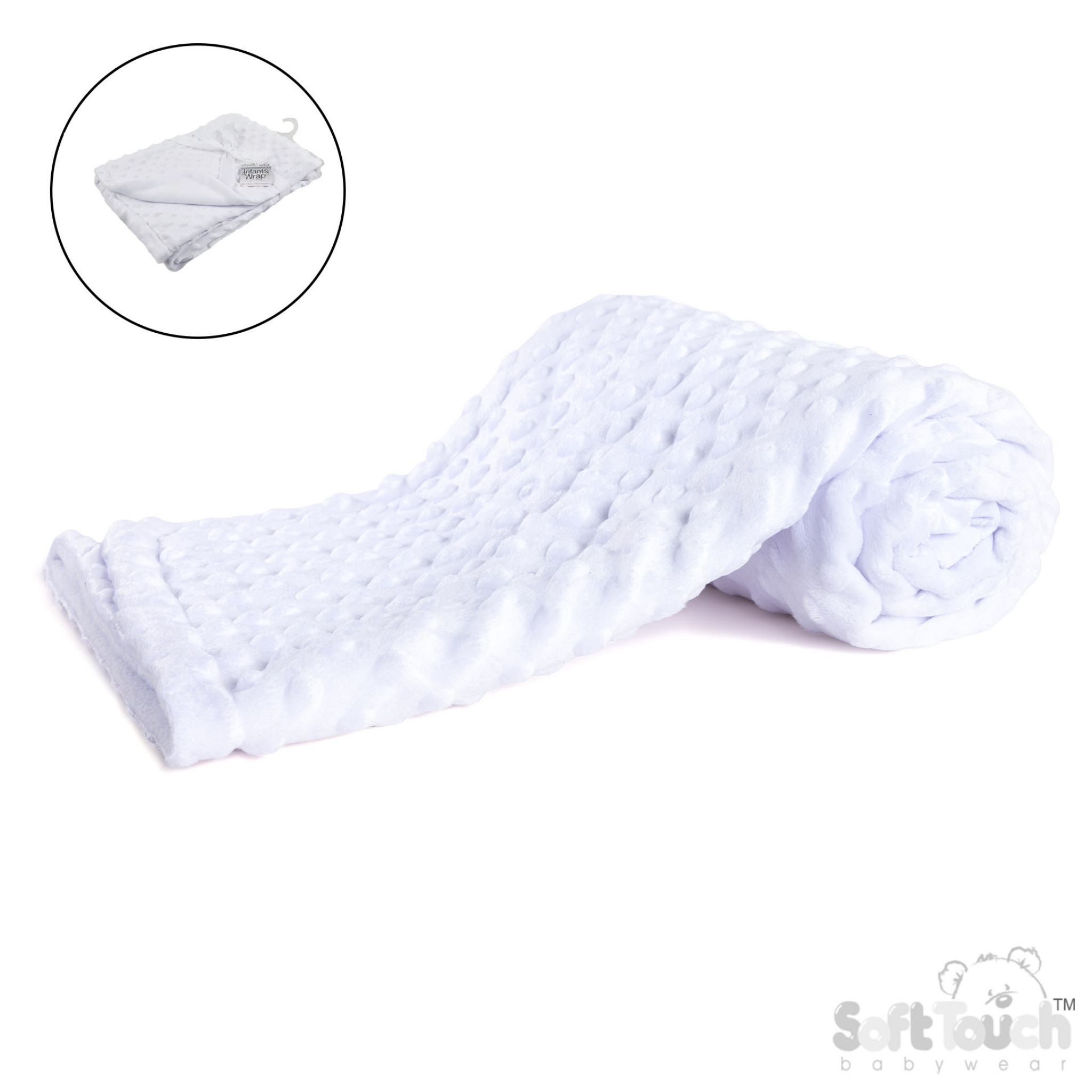 Soft Touch 4fbp80-w 5023797306594 STFBP80-W-A White Bubble Wrap on Hanger