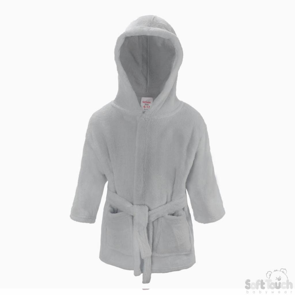 Soft Touch 4FBR15-G 55023797202266 STFBR15-G Grey Infant Robe (6-24 months)