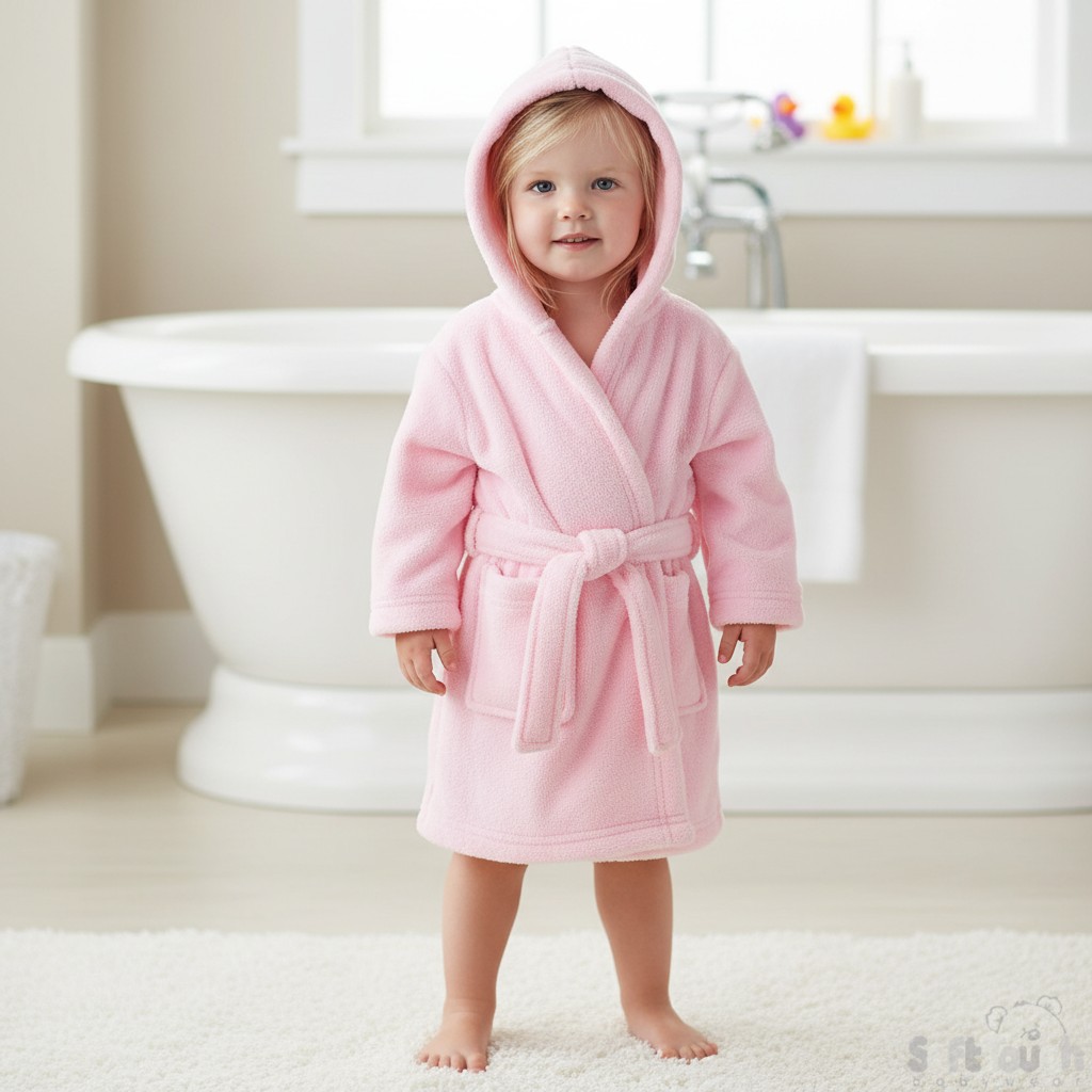 Soft Touch  5023797300349 STFBR17-P Child Pink Robe  (2-6 years )