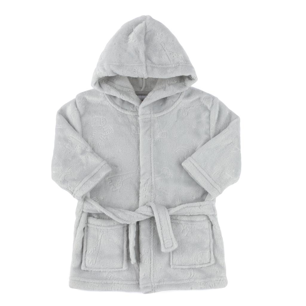 Soft Touch 4FBR305-G-0-6m 5023797318504 STFBR305-G-0-6 Animal embossed Fleece Robe (0-6 months)