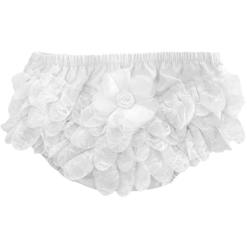 Soft Touch  5023797305474 C70 STFP14-W Organza White Pants (Newborn - 18 months)