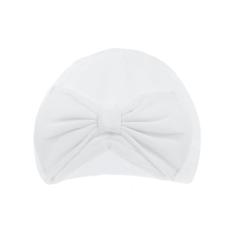 Soft Touch 4H13-W 5023797306525 STH15-W White Turban "Bow" Hat (0-6 months)