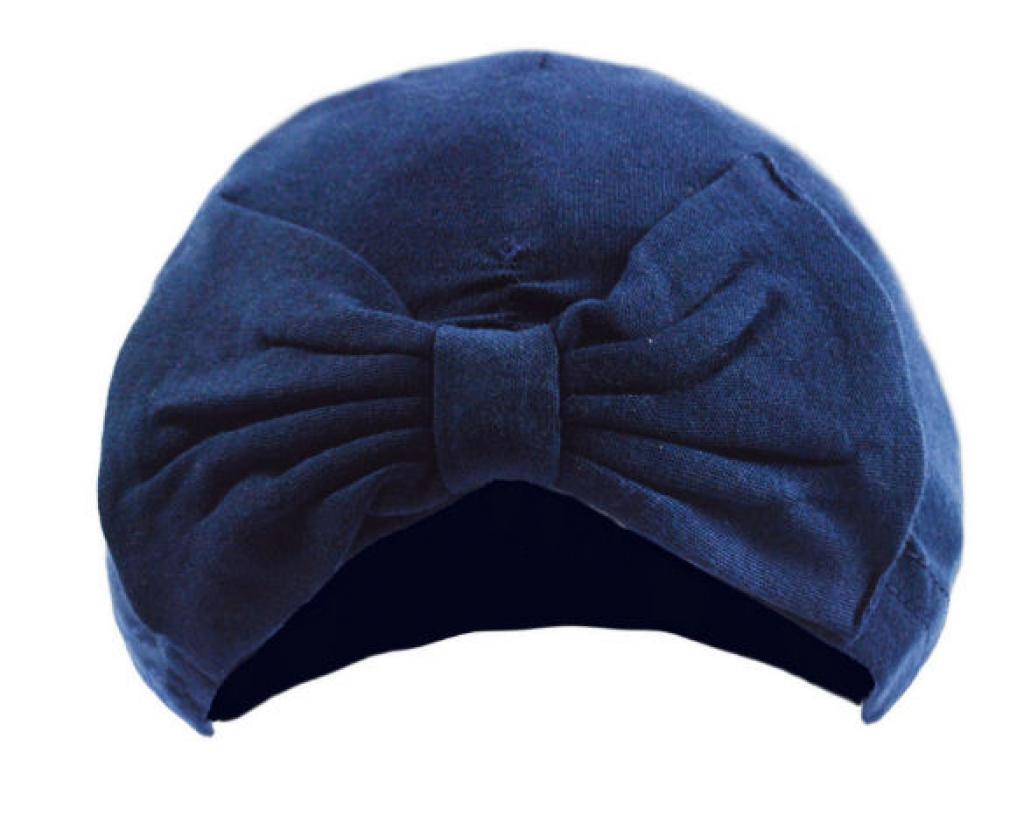 Soft Touch 4H15-L 5023797309243 STH15-N Navy Turban "Bow" Hat (0-6 months)