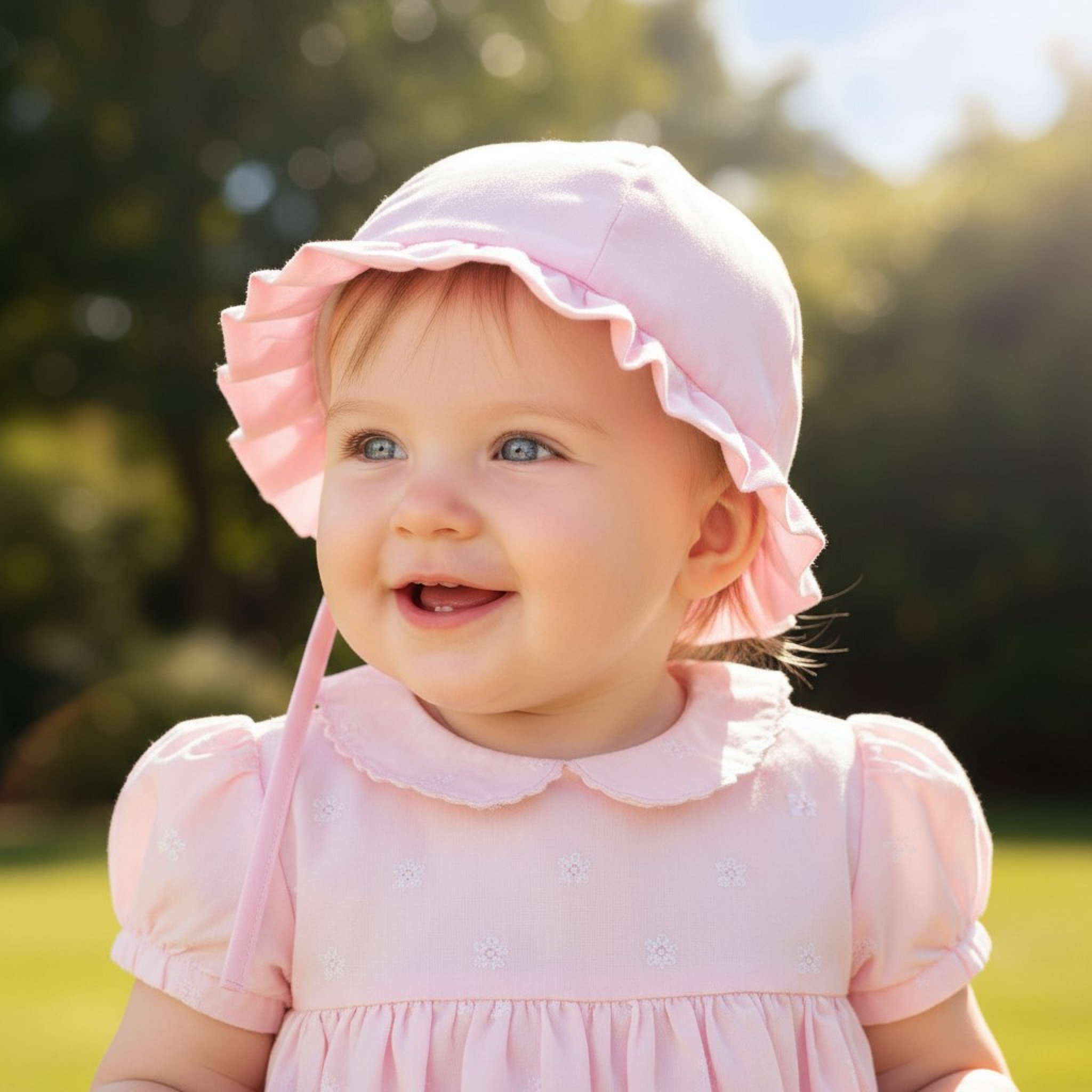 Soft Touch 4H20-P 5023797305580 STH20P Summer Hat (0-24 months)