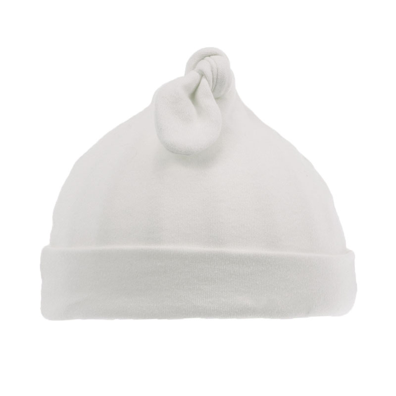 Soft Touch 4H23-W 5023797306563 STH23-W White "Knotty" Hat (0-6 months)