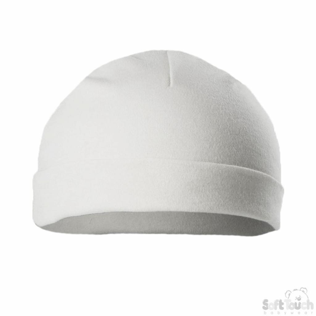 Soft Touch 4H3-W-BP N/A STH3-W-BP White Infants Hats Bulk Pack (Newborn - 3 months)