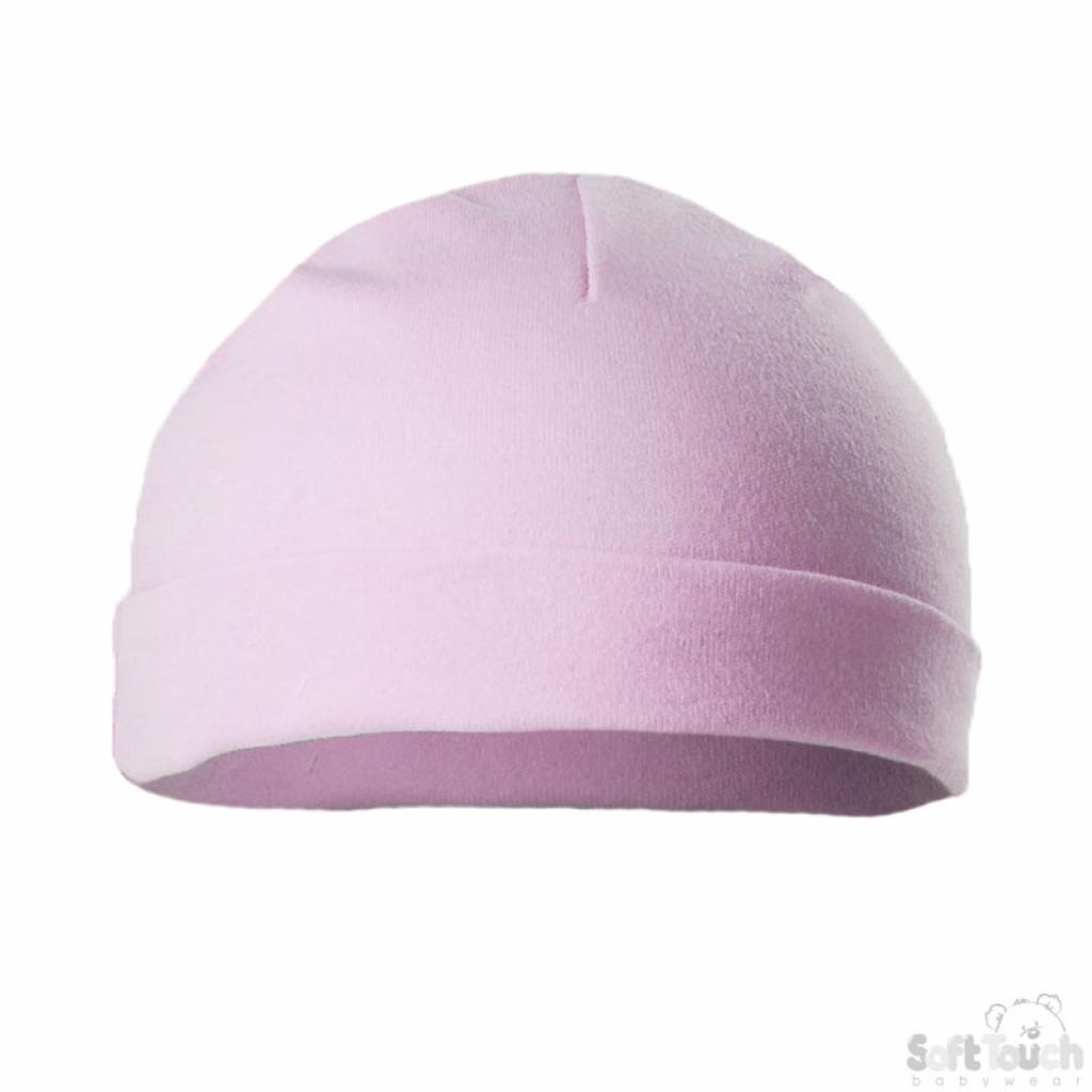 Soft Touch 4H5-P NB=5023797316128, 0-3 = 5023797316135 STH5-P Infants Hats Pink (Newborn - 3 months)