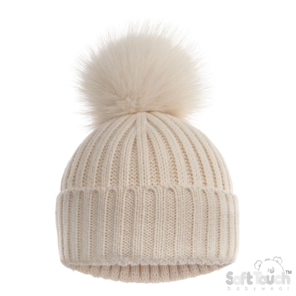 Soft Touch Zero 4H712-BCOF 5023797318948 STH712-BCOF Coffee Elegance Ribbed Hat with Glitter