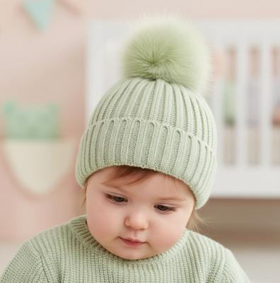 STH712-BMi Mint Elegance Ribbed Hat with Glitter (Nb -12 months)