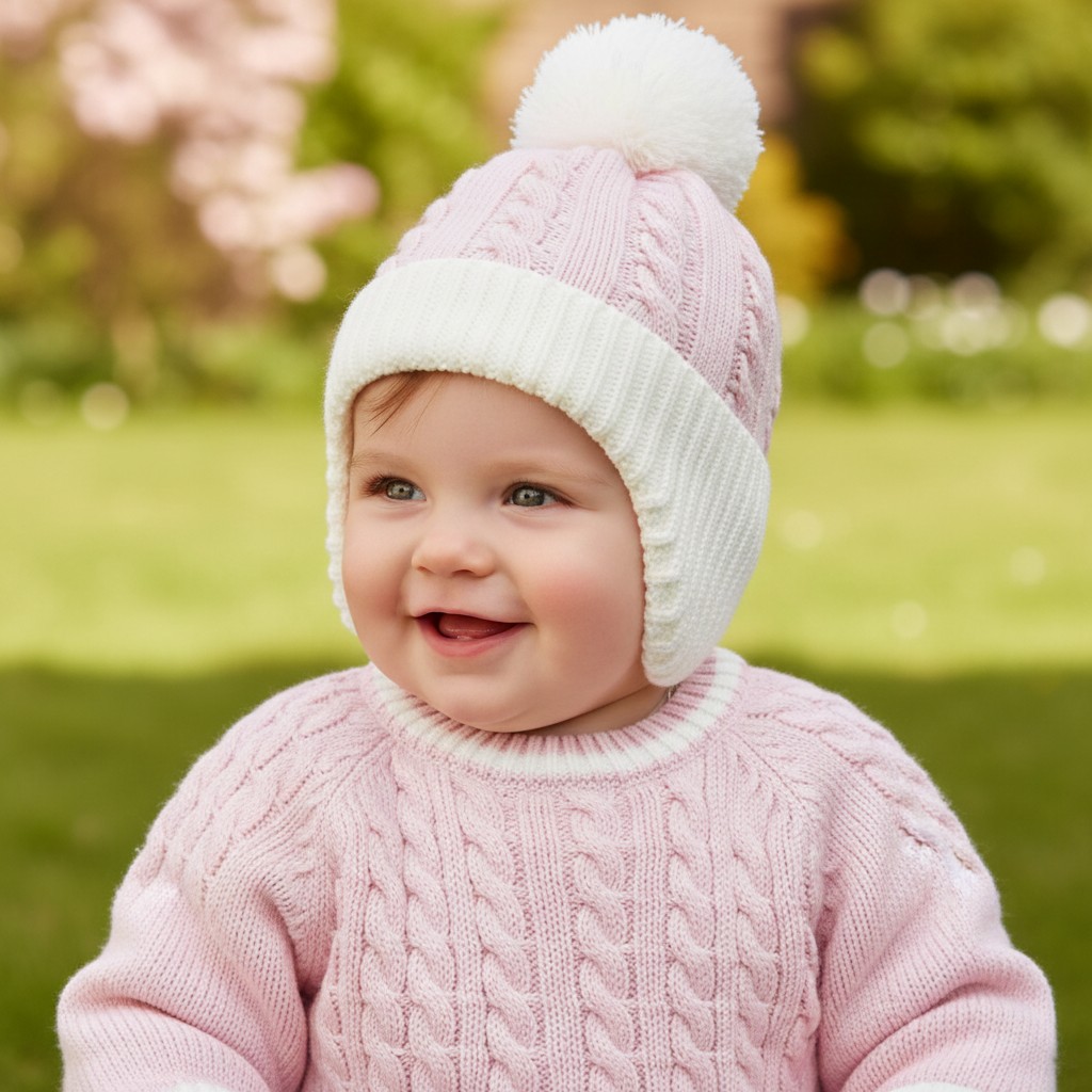 Soft Touch Zero 4H714-BP 5023797319051 STH714-BP Pink Cable knit hat