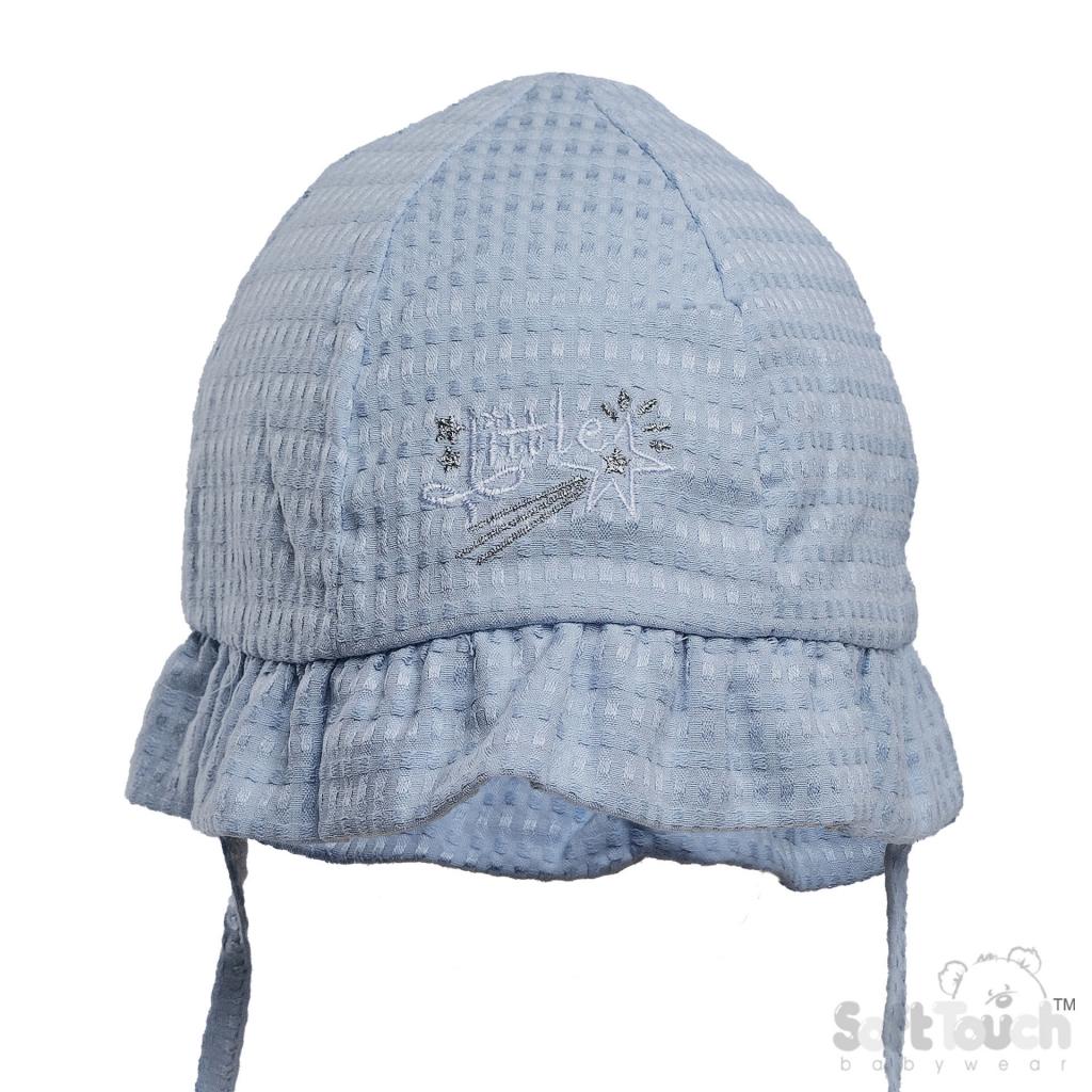 Soft Touch 4H88-B 5023797314780 STH88-B Sky Checked Hat "Little Star" (0-24 months)