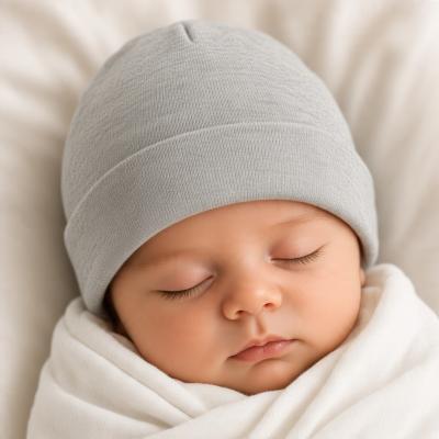 STH9-G  Grey Infants Hats  (Newborn - 3 months)