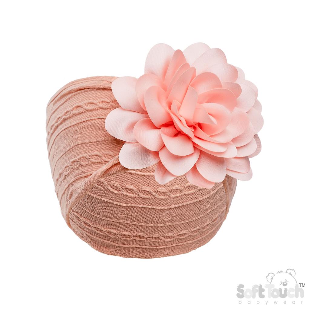 Soft Touch 4HB122-Ro 5023797314902 STHB122-Ro Rose Cable Headband with Large Flower