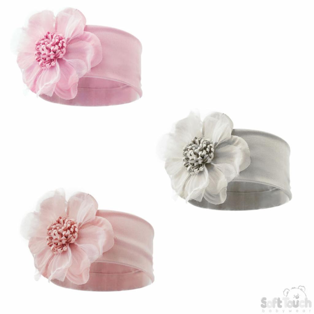 Soft Touch 4HB93 5023797309540 STHB93 Organza Headband with Flower