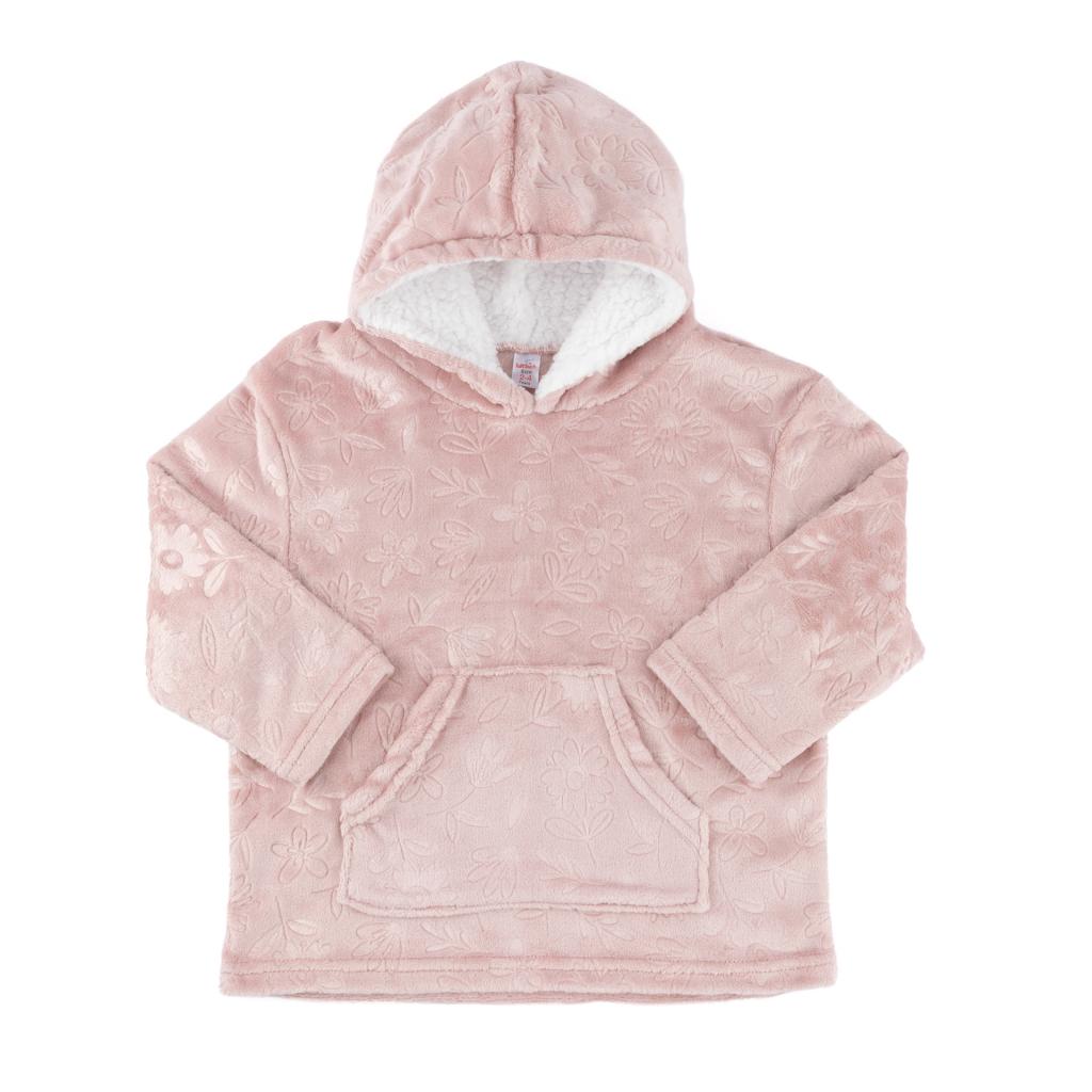 Soft Touch 4HD305-DP-6-24 5023797318610 STHD305-DP-6-24  Floral embossed Hoodies (6-24 months)