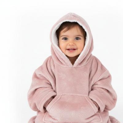 STHD305-DP-624 Floral Embossed Hoodies (6-24 months)