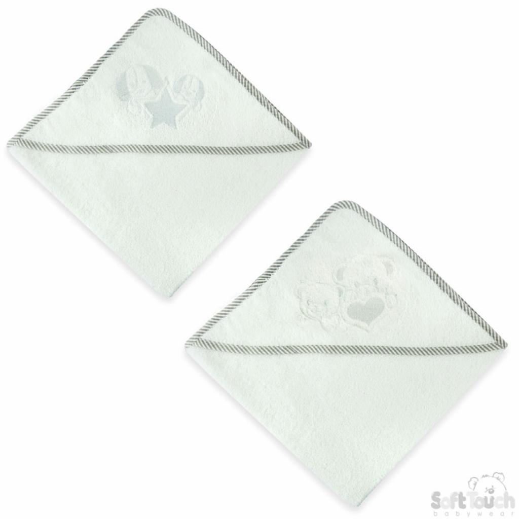 Soft Touch 4HT60-W 5023797309502 STHT60-Wo White "Bear" Hooded Robe ODDS