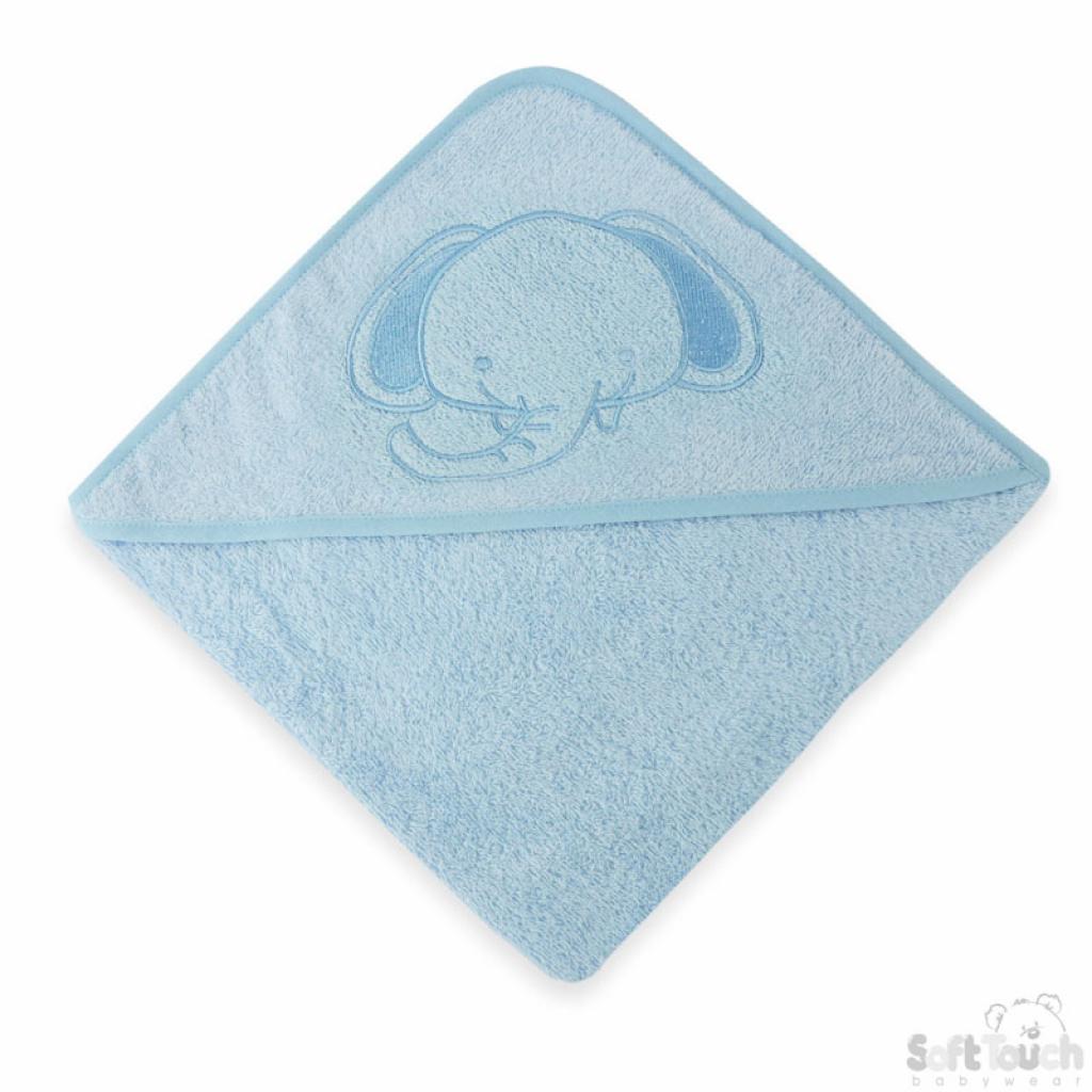 Soft Touch 4HT62-B 5023797309519 STHT62-B Blue "Elephant" Hooded Robe