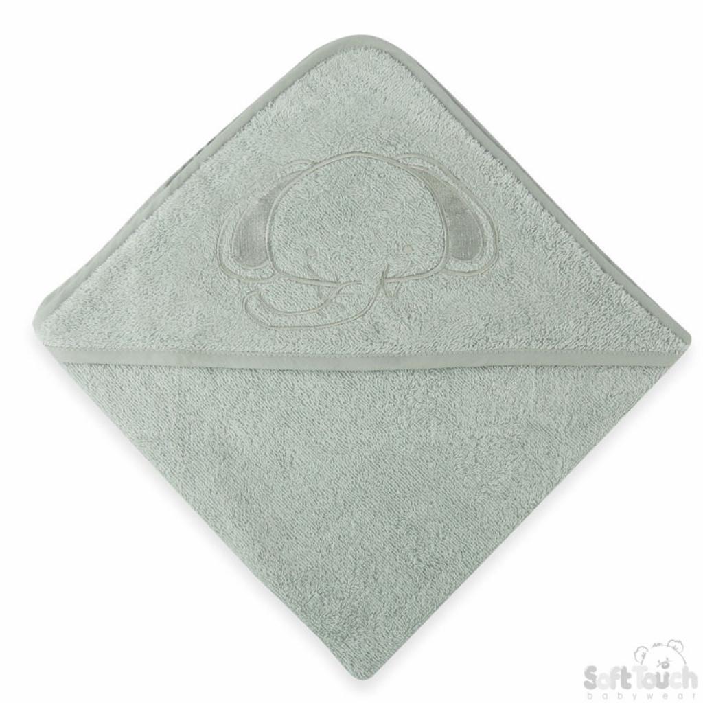 Soft Touch 4HT62-G 5023797309489 STHT62-G Grey "Elephant" Hooded Robe