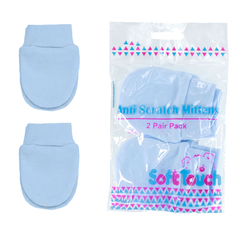 Soft Touch 2P110-B 5023797200502 STP110-B Blue Bagged twin pack of Scratch Mitts