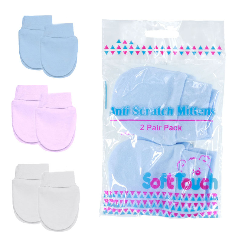 Soft Touch 2P111-COL 5023797200502 STP111 Bagged Twin Pack of Scratch Mitts (Two Pairs)