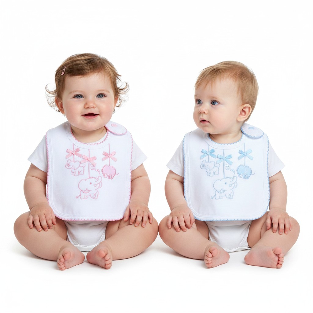 Soft Touch 2P3615-BP 5023797202155 STP3615-BP Elephant Bib Bulk Pack