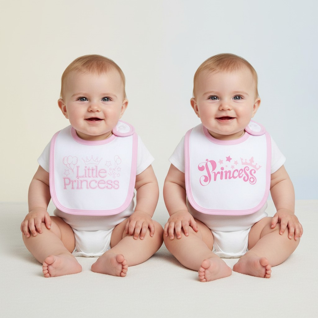 Soft Touch P4703-P 5023797201783 STP4703-P Princess design bibs
