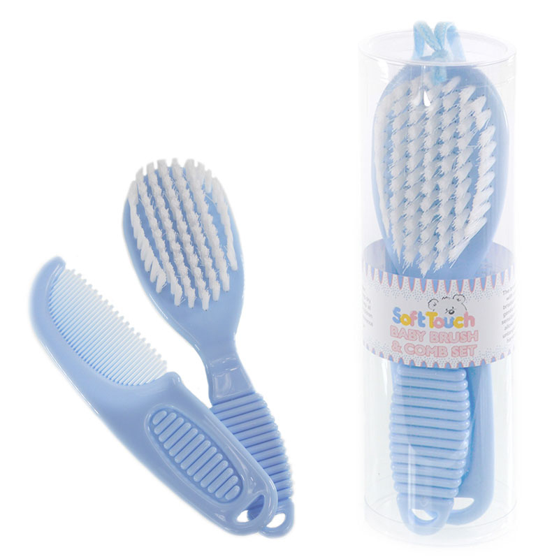 Soft Touch  5023797201912 STP604-B Blue Brush and comb set