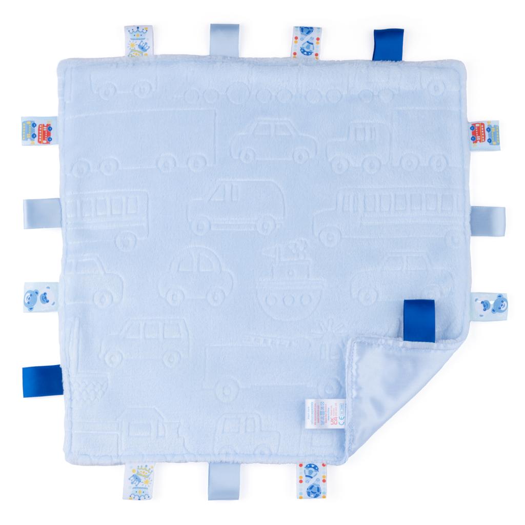 Soft Touch 4RC305-B 5023797318719 STRC305-B Sky Blue Vehicle Embossed Taggie Comforter