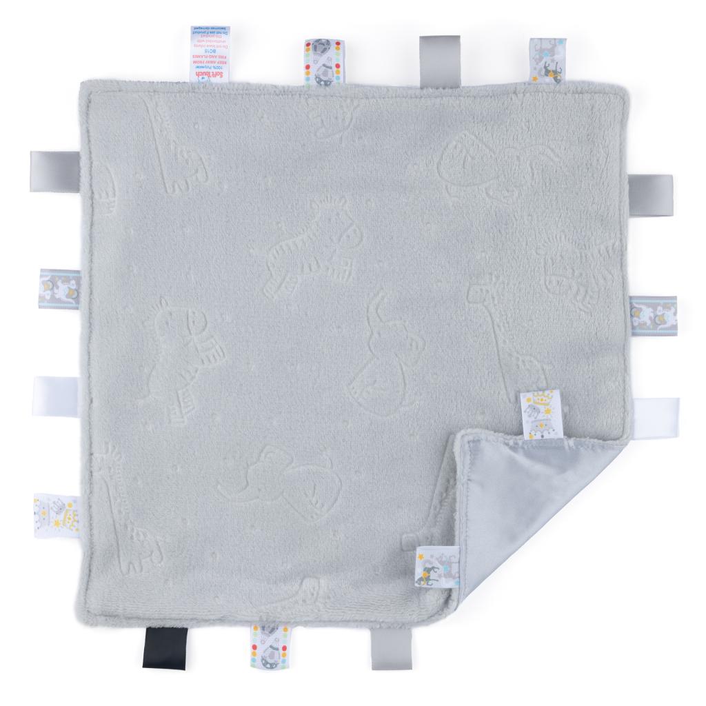 Soft Touch 4RC305-G 5023797318740 STRC305-G Grey Animal Embossed Taggie Comforter