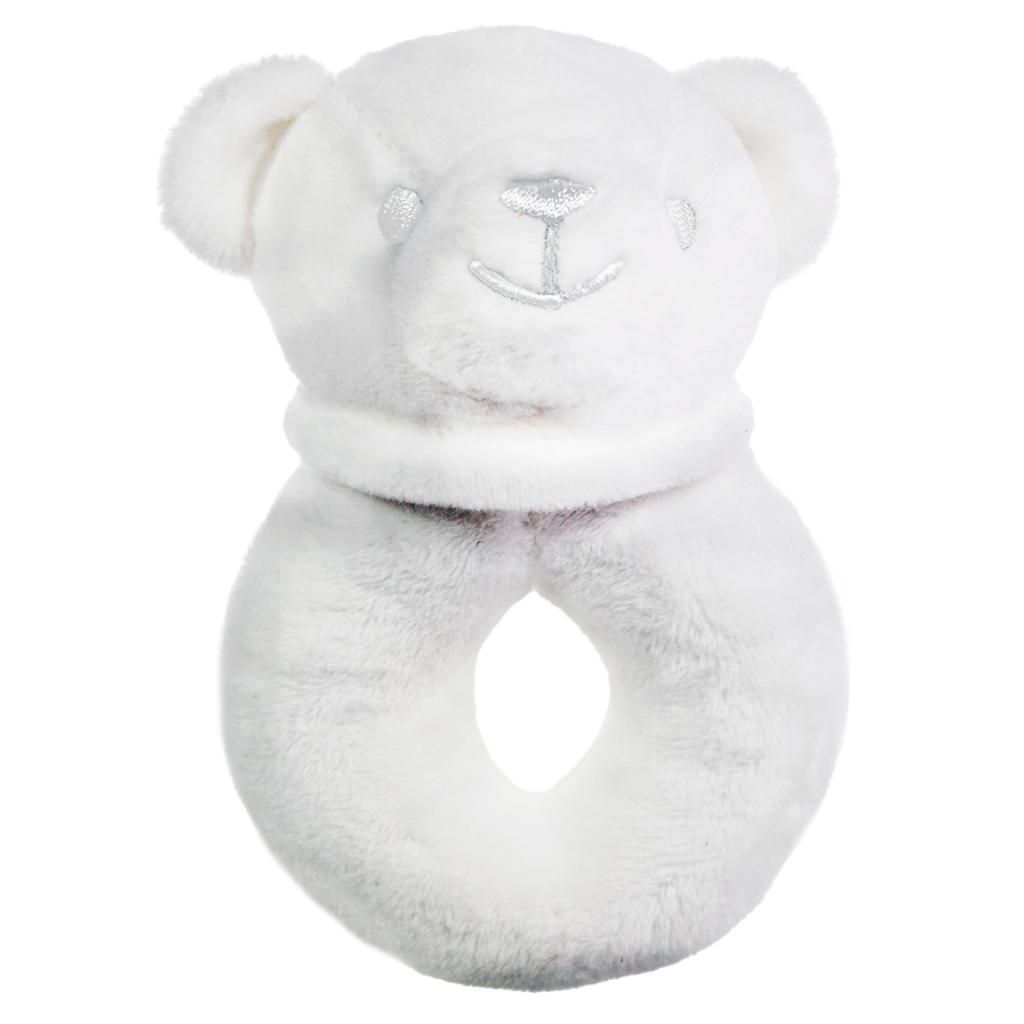 Soft Touch 4RT21 5023797303999 STRT21-Wh Bear Rattle Toy