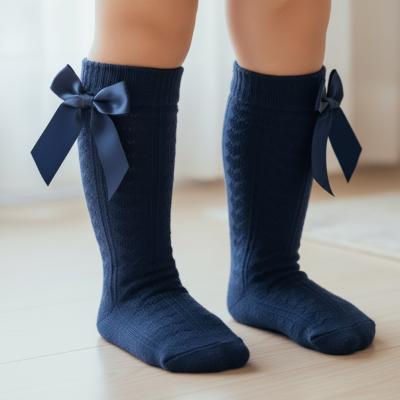 STS141-N  Adorable Heart Knee Socks with Bow  (0-24 months)