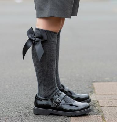 STS151-G  Adorable Knee Socks with Bow  (2-9 years)