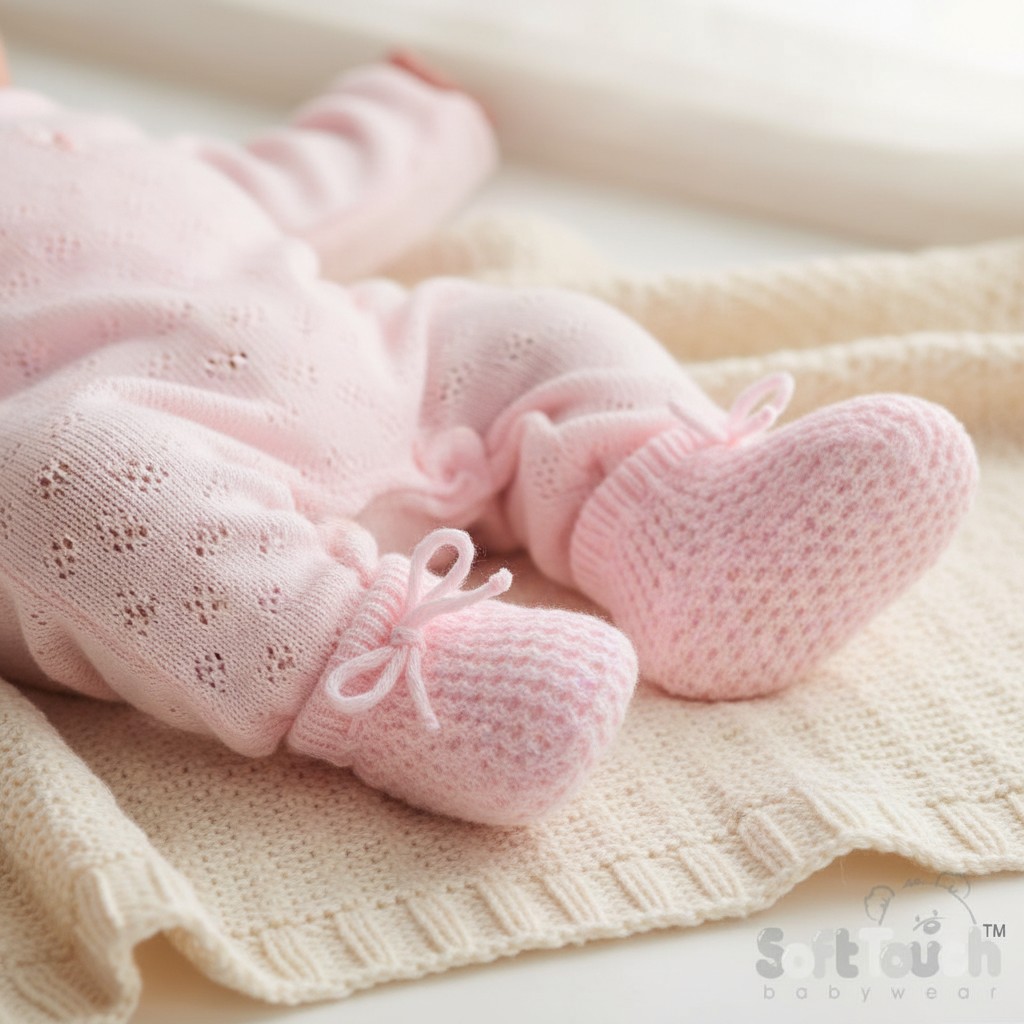 Soft Touch 3S401-P 5023797211751 STS401-P Pink Booties