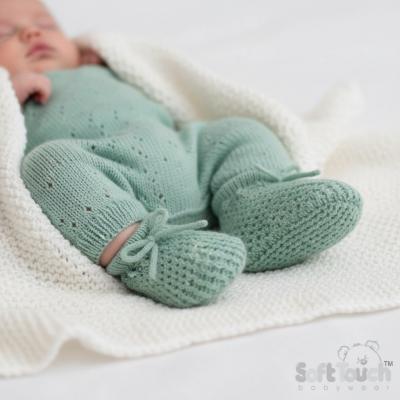 STS401-SG  Sage Green Booties 